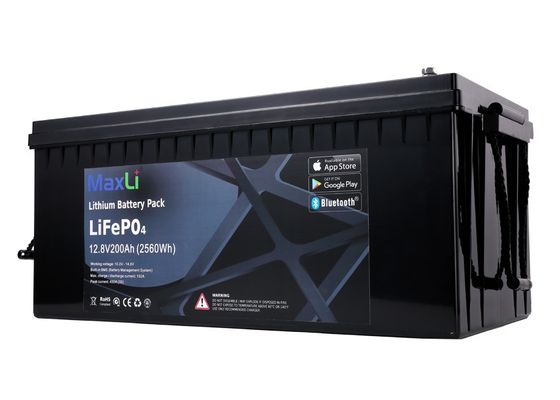 Paquet profond de batterie du cycle IP56 12V 150Ah Lifepo4 établi dans BMS futé