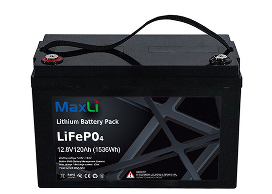protection de clôture d'Ion Deep Cycle Battery IP56 de lithium de 12V 120Ah